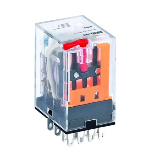 

Реле промежуточное DEKraft 23821DEK 4 конт. с LED инд. и TEST функ. 3А 24В AC ПР-102, 23821DEK
