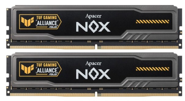 

Модуль памяти DDR5 64GB (2*32GB) Apacer NOX TUF AH5U64G56C522UTAA-2 PC5-44800 5600MHz CL40, NOX TUF