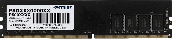 

Модуль памяти DDR4 16GB Patriot Memory PSD416G320081 Signature PC4-25600 3200MHz CL22 288pin 1.2V, PSD416G320081