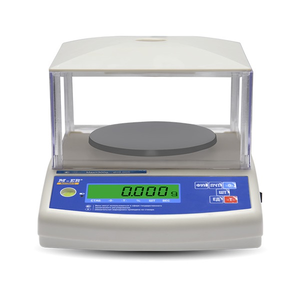 

Весы Mercury M-ER 122АCFJR-300.005 "ACCURATE" LСD лабораторные, ЖКИ с подсветкой, до 300г, питание адаптер+аккумулятор, высокий (II) класс точности, с, M-ER 122АCFJR-300.005 "ACCURATE" LСD
