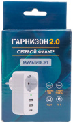 фото Сетевой фильтр Garnizon SKT-1-CU2-W