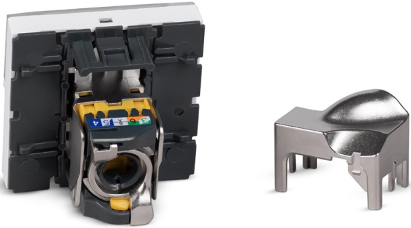 фото Модуль Keystone RJ45 FTP Cabeus KJ-RJ45-Cat.6a-SH-180T-FP-L-45 в Санкт-Петербургe