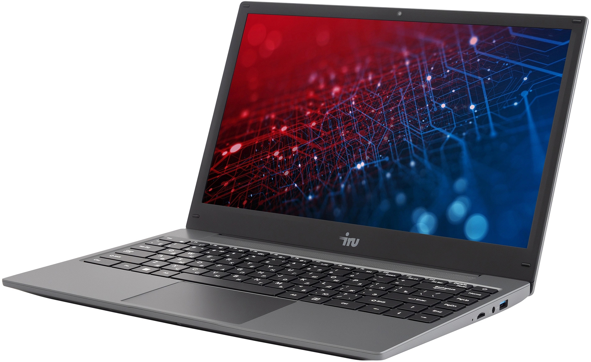 

Ноутбук iRu Tactio 14RLH 2084817 Ryzen 5 7430U/32GB/1TB SSD/Radeon Graphics/14" IPS FHD/WiFi/BT/cam/noOS/grey, Tactio 14RLH