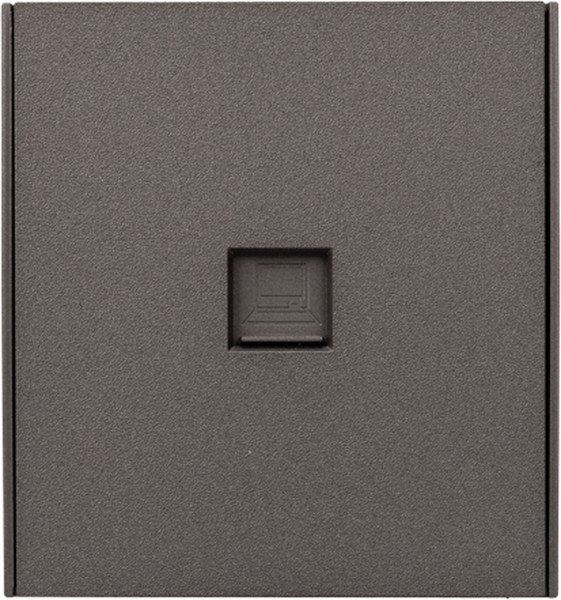 

Компьютерная розетка KRANZ KR-78-0724-6 MIELE STRONG RJ45 кат6 с/у графит, KR-78-0724-6