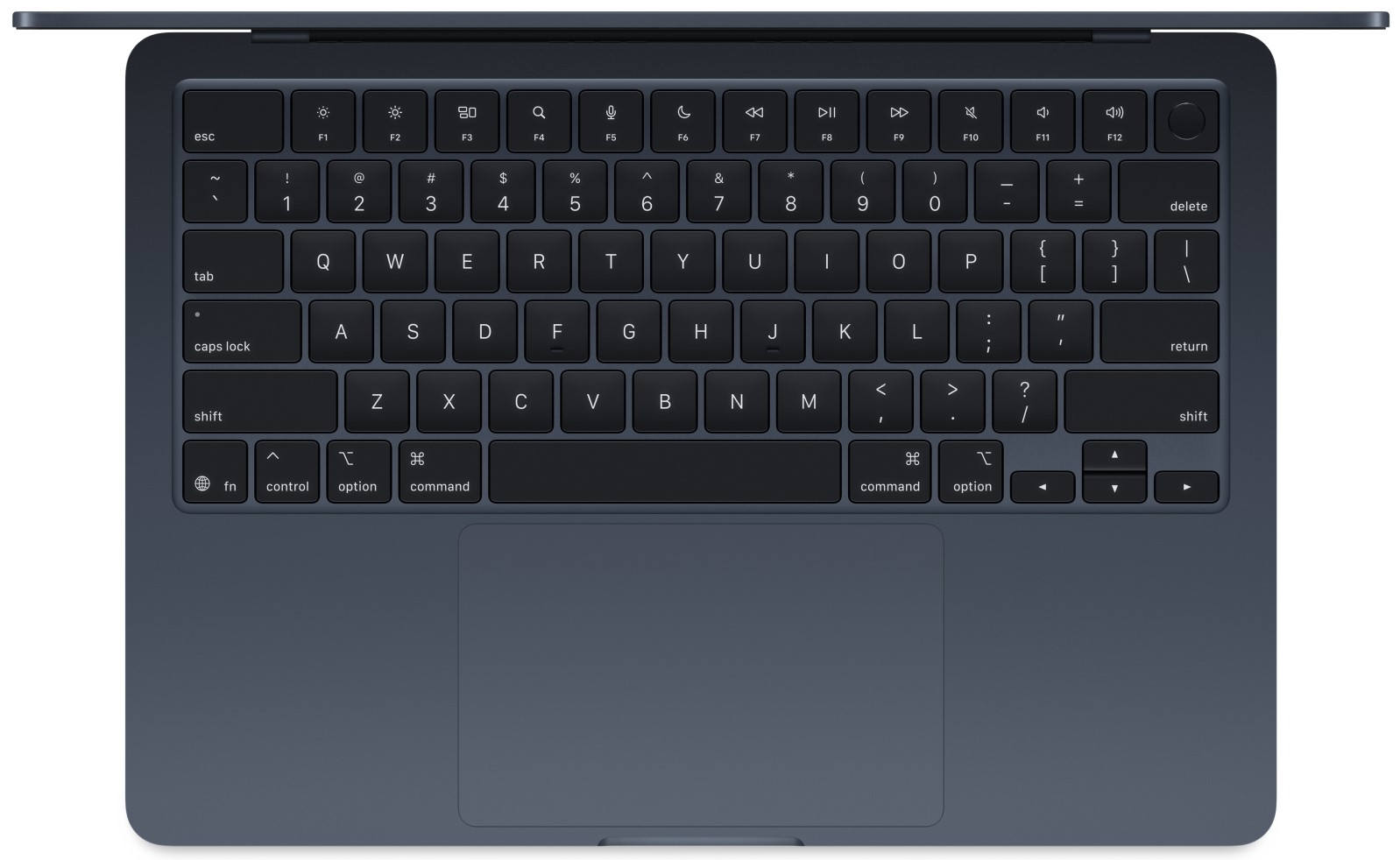 

Ноутбук Apple Macbook Air 13 (2025) MC6C4 13-inch MacBook Air: Apple M4 chip with 10-core CPU and 10-core GPU, 24GB, 512GB SSD - Midnight, Macbook Air 13 (2025)