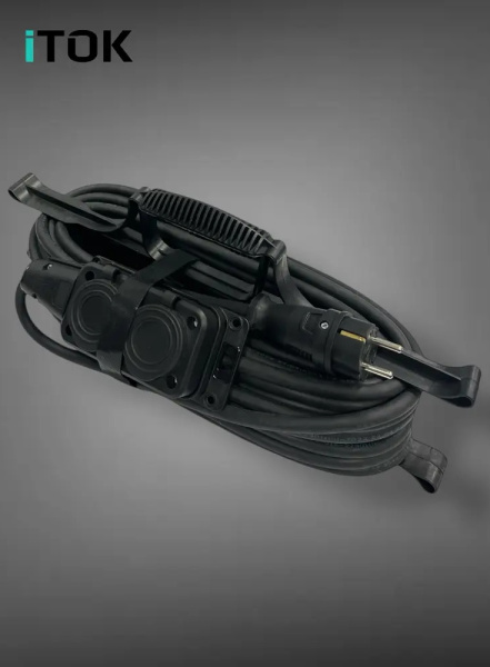 фото Удлинитель силовой iTOK i-CONNECT-COLOR-SUR-KG-325-2-54-15-BLACK в Казани