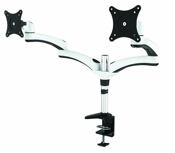 

Кронштейн настольный Cactus CS-VM-FE124D-AL 15-27" макс. 8кг, поворот и наклон, серебристый, CS-VM-FE124D-AL