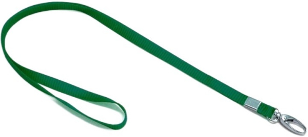 Изображение товара Ремешок для идентификационной карты Smartec ST-AC201LY-GN с карабином