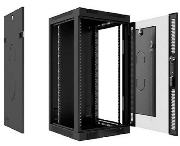 фото Шкаф настенный 19", 22U Cabeus SH-05F-22U60/45-R-BK