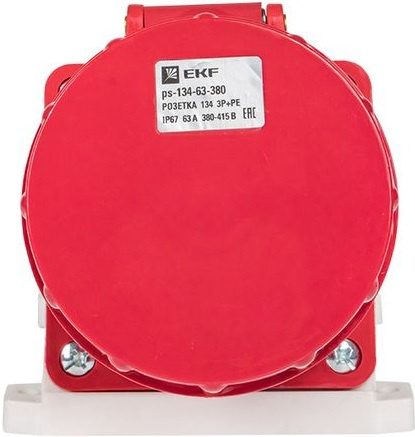 фото Розетка стационарная наружная EKF ps-134-63-380 в Казани