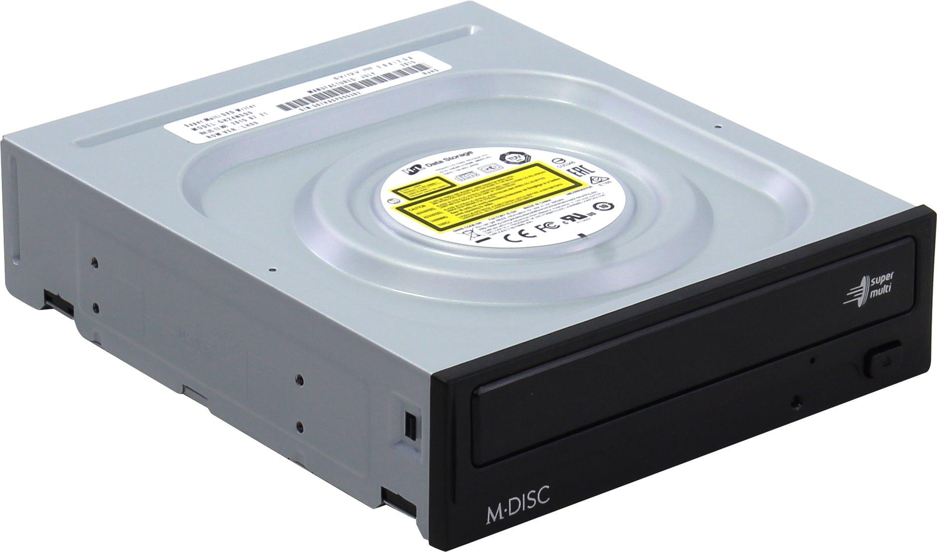

Привод DVD±RW LG GH24NSD0(1/5) SATA, DVD±R: 16x, DVD±R DL: 12x, DVD+RW: 13x, DVD-ROM: 16x, CD-ROM/R: 48x, CD-RW: 40x, Black (OEM), GH24NSD0(1/5)