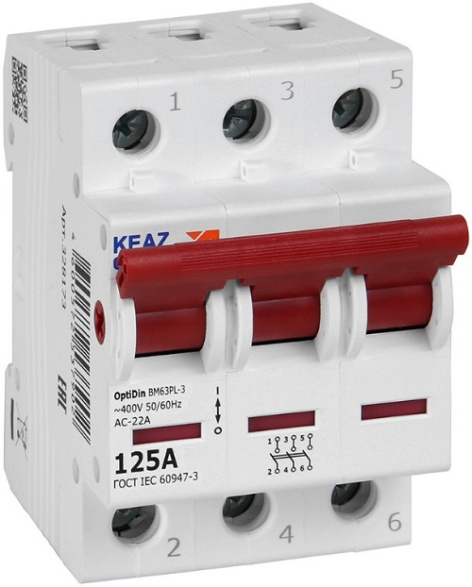 Изображение товара Рубильник КЭАЗ 328173