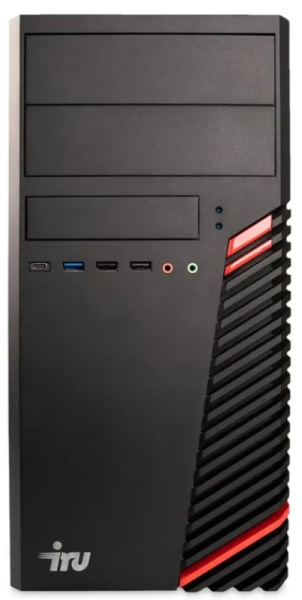 фото Компьютер iRu Planio 310H6SM MT (Intel Core i3 12100F (4/8; 3,3ГГц; 12Мб), 3.3ГГц, 8ГБ DDR4, SSD 256 Гб, Не установлена) [2162845]