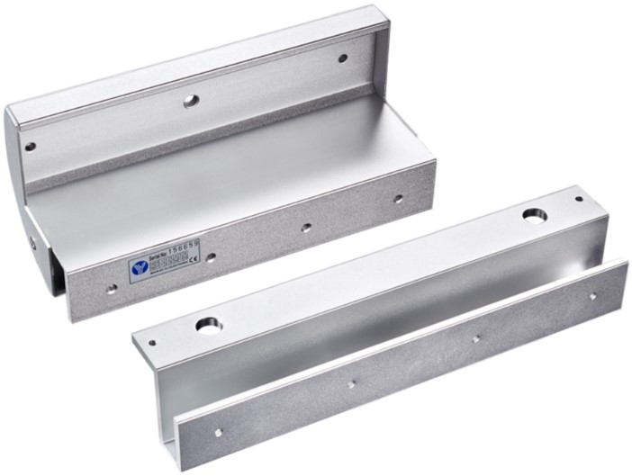 

Кронштейн Yli Electronic MBK-280NGZ GZ-образный для крепления ответной планки и электромагнитного замка на безрамную стеклянную дверь, толщиной 10-15, MBK-280NGZ