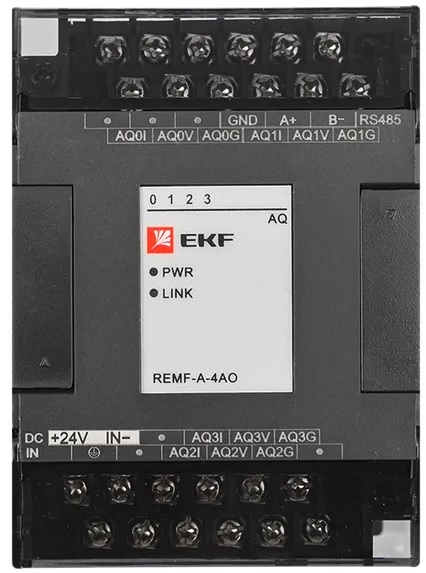 

Модуль аналогового вывода EKF REMF-A-4AO REMF 4 PRO-Logic, REMF-A-4AO