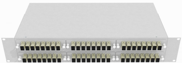 фото Кросс оптический стоечный  TopLAN КРС-Top-2U-48SC/U-OM2-GY в Уфе
