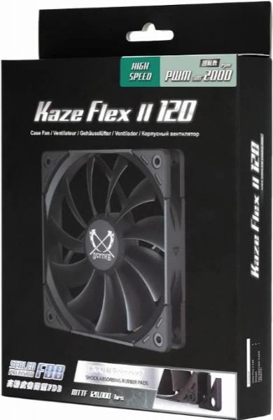 фото Вентилятор для корпуса Scythe KazeFlex II 120 в Казани