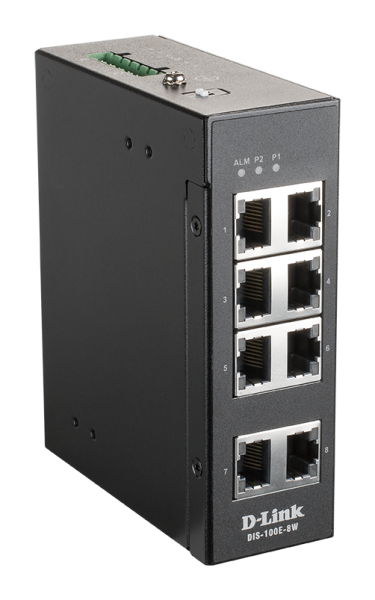 фото Коммутатор промышленный неуправляемый D-link DIS-100E-8W/A1A в Уфе
