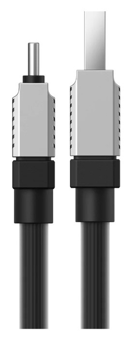 

Кабель Baseus CoolPlay Series CAKW000601 USB to Type-C 100W 1m Black (мощность: 100 Вт, передача данных: 480 Мбит/с, отделка: цинк + TPE), CoolPlay Series