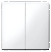 фото Выключатель двухклавишный  Systeme Electric GAL000151