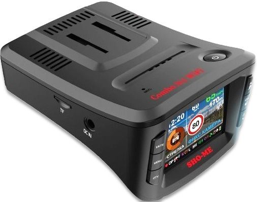Изображение товара Видеорегистратор Sho-me COMBO №1 WIFI с радар-детектором и GPS