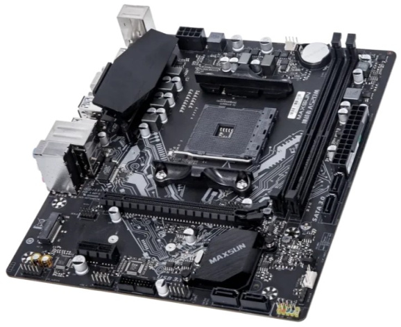 фото Материнская плата MAXSUN MS-Challenger A520M, AM4, AMD A520, mATX в Красноярске