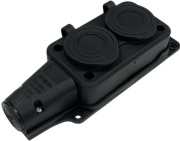 фото Удлинитель iTOK i-CONNECT-COLOR-SUR-KG-325-2-54-10-BLACK