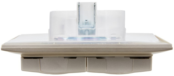 фото Розетка двухместная с заземлением в сборе IEK SK-R26-16-44-K37-F в Казани