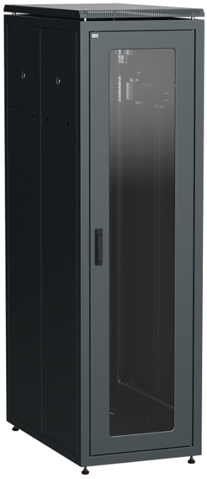 

Шкаф напольный 19", 42U ITK LN05-42U61-GP LINEA N 42U 600х1000мм стеклянная передняя дверь, задняя перфорированная, черный, LN05-42U61-GP