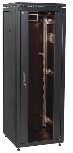 

Шкаф ITK LN05-28U68-G сетевой 19" LINEA N 28U 600х800 мм стеклянная передняя дверь черный, LN05-28U68-G