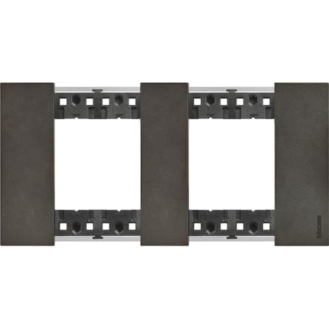 Изображение товара Рамка BTicino KA4802M2NG для серии Living Now, 2 поста, 4 модуля
