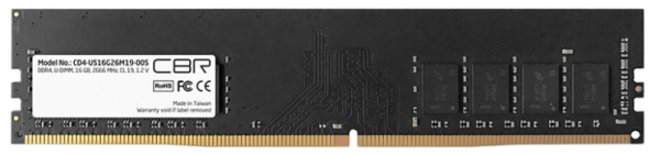 фото Модуль памяти DDR4 16GB CBR CD4-US16G26M19-01 в Красноярске