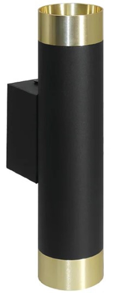

Светильник настенно-потолочный WOLTA WSL-MR11/W16BG под лампу MR11 с цоколем GU10 2x50wtчерный/золотой Shell, WSL-MR11/W16BG