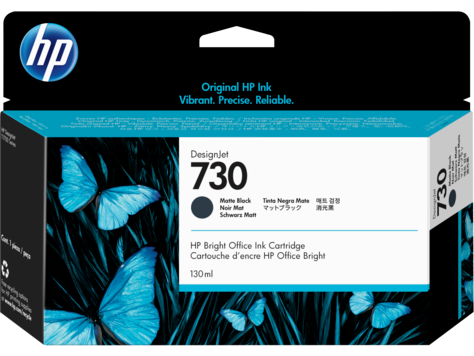 

Картридж HP 730 P2V65A для DesignJet T1700, 130 мл, черный матовый, 730