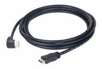 

Кабель интерфейсный HDMI-HDMI Gembird 19M/19M CC-HDMI490-15 4.5м, v1.4, углов. разъем, черный, позол.разъемы, экран, пакет, 19M/19M
