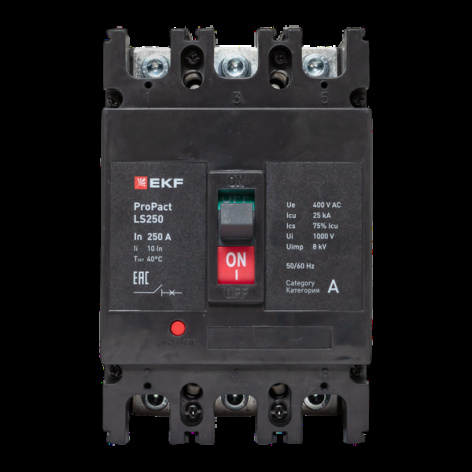фото Автоматический выключатель в литом корпусе  EKF mccb-250-25-3-250-ls в Уфе