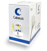 фото Кабель витая пара Cabeus UTP-4P-Cat.5e-SOLID-LSZH-YL