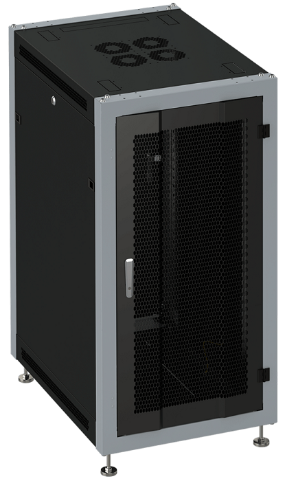 

Шкаф напольный 19", 18U SYSMATRIX SL 6018.932 600x1000x935mm (ШхГхВ) передняя дверь перфорированная, задняя дверь сплошная металлическая, поворотная р, SL 6018.932