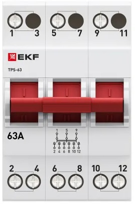 фото Переключатель трехпозиционный EKF TPS363 в Уфе