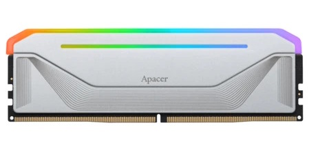 

Модуль памяти DDR5 32GB Apacer NOX AH5U32G60C622NWAA-1 RGB White PC5-48000 6000MHz CL38 1.35V, XMP, heatsink RET, NOX