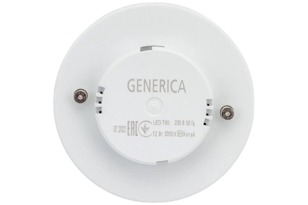 фото Лампа светодиодная GENERICA LL-T80-12-230-30-GX53-G в Красноярске