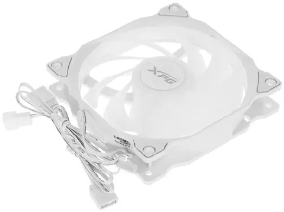 

Вентилятор для корпуса ADATA XPG VENTO 120 ARGB 120x120mm, 300-1850rpm, 50,27CFM, 21dBa, ARGB, 4-pin PWM, white (3-pack), VENTO 120 ARGB