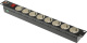 фото Блок розеток 19", 8 розеток Lanmaster LAN-EP19-8P/S в Казани