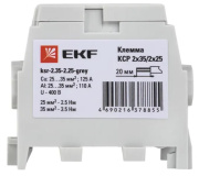 фото Клемма распределительная EKF ksr-2.35-2.25-grey