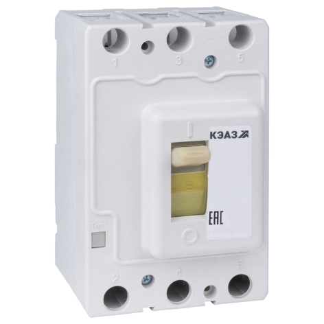 Изображение товара Автоматический выключатель КЭАЗ 109319 3 полюса 250 А литой корпус