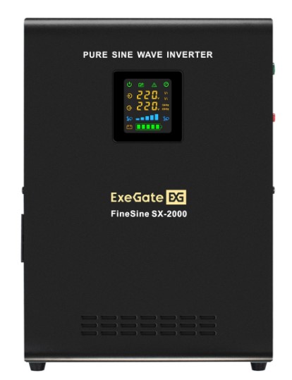 

Комплект Exegate FineSine SX-2000.LCD.AVR.2SH EX296598RUS ИБП EX296001RUS + батарея 80Aч EX285654RUS 2шт (инвертор, синус, для котла, настенный) 2000V, FineSine SX-2000.LCD.AVR.2SH