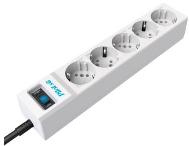 

Источник бесперебойного питания ZIS Pilot SG5 3M 5 outlets (GP), 10A / 2.2kVt, automatic circuit-breaker, 3 m, Pilot SG5
