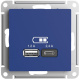 фото Розетка USB  Systeme Electric ATN001139 в Уфе