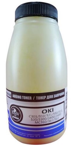 

Тонер B&W (Black&White) OPR-801Y-50 OKI C301/310/321/330/511/530/3300/3400/3450, MC360/362/562 Yellow (фл. 50г) Premium Tomoegawa фас.Россия, OPR-801Y-50