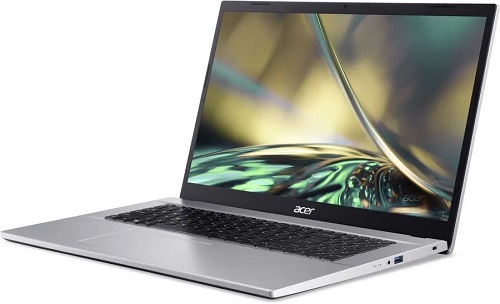 

Ноутбук Acer Aspire 3 A317-54-54T2 NX.K9YER.002 i5-1235U/8GB/512GB SSD/Iris Xe graphics/17.3" FHD IPS/noDVD/cam/BT/WiFi/noOS/silver, Aspire 3 A317-54-54T2